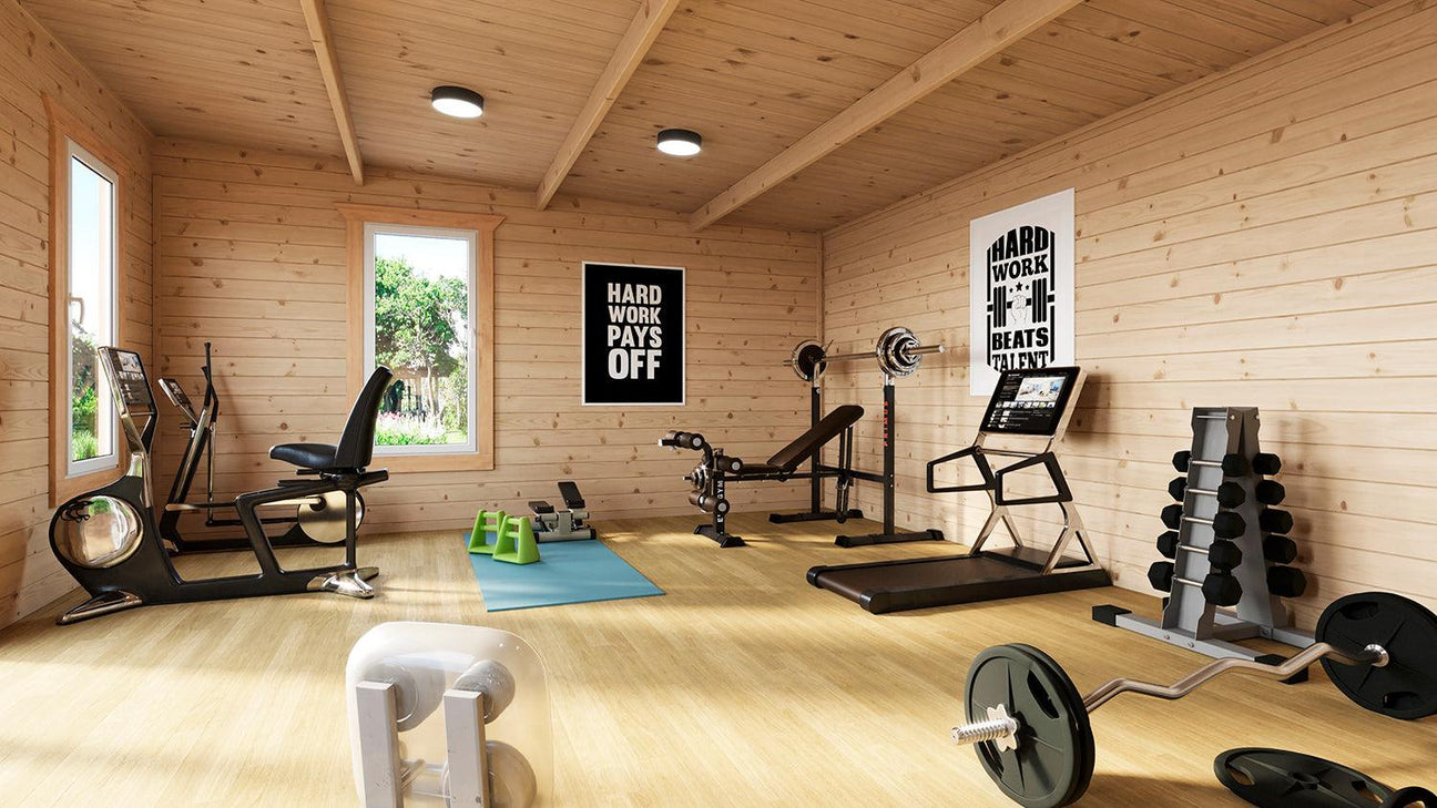 Gym Log Cabin - Timber Building Specialists