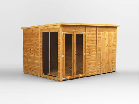 UK Summerhouse w/ Side Storage - Pent - Timber Building Specialists