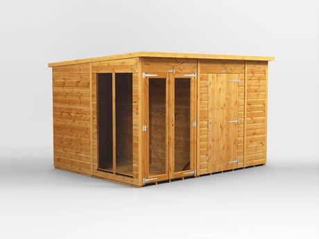 UK Summerhouse w/ Side Storage - Pent - Timber Building Specialists