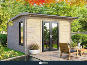 TBS UK Log Cabin | 3.6 x 3.0m - Log Cabin - Timber Building Specialists