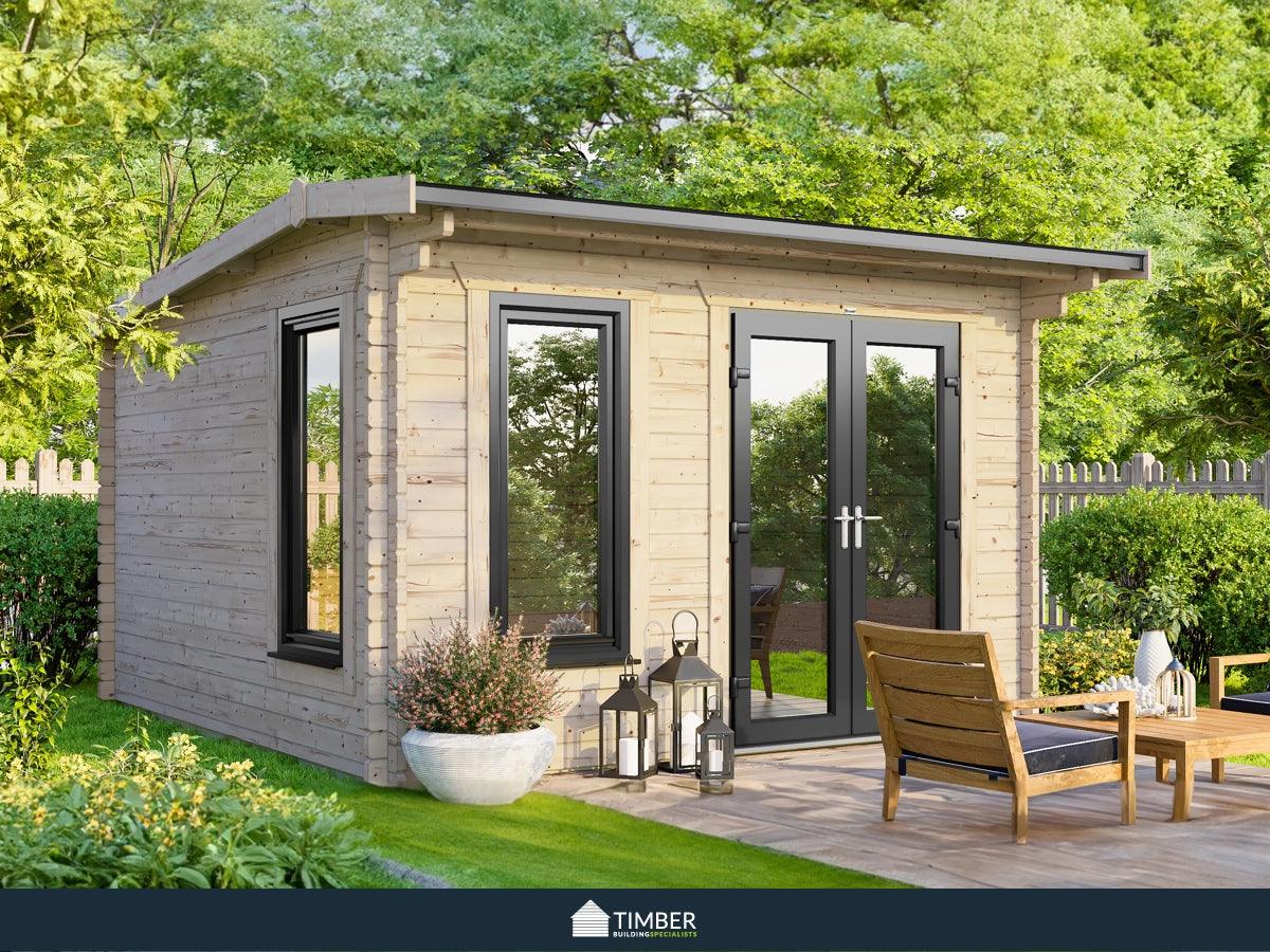 TBS UK Log Cabin | 3.6 x 3.0m - Timber Building Specialists