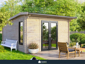 TBS UK Log Cabin | 3.6 x 4.2m - Log Cabin - Timber Building Specialists