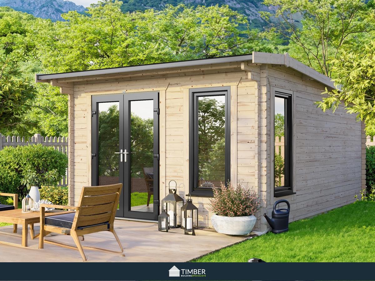 TBS UK Log Cabin | 3.6 x 4.2m - Timber Building Specialists