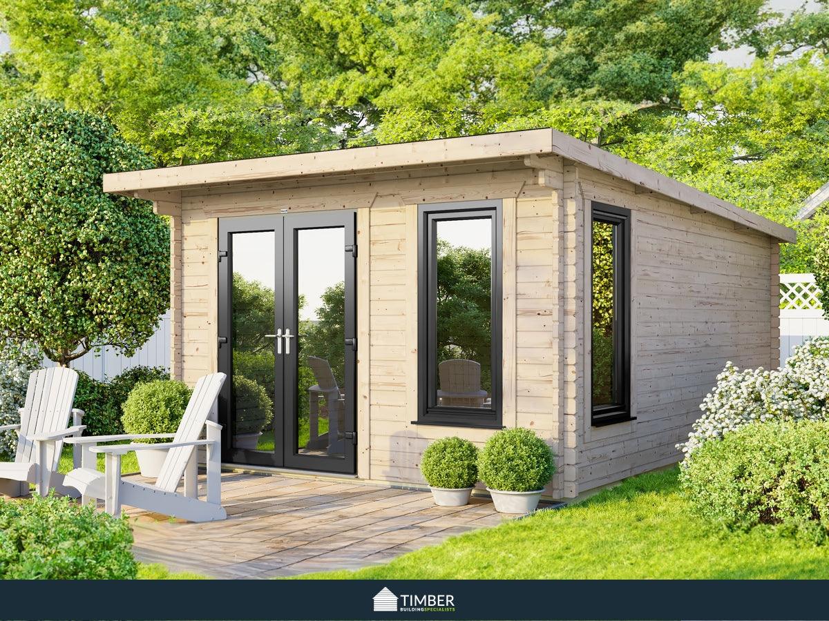 TBS UK Log Cabin | 3.6 x 4.2m - Timber Building Specialists