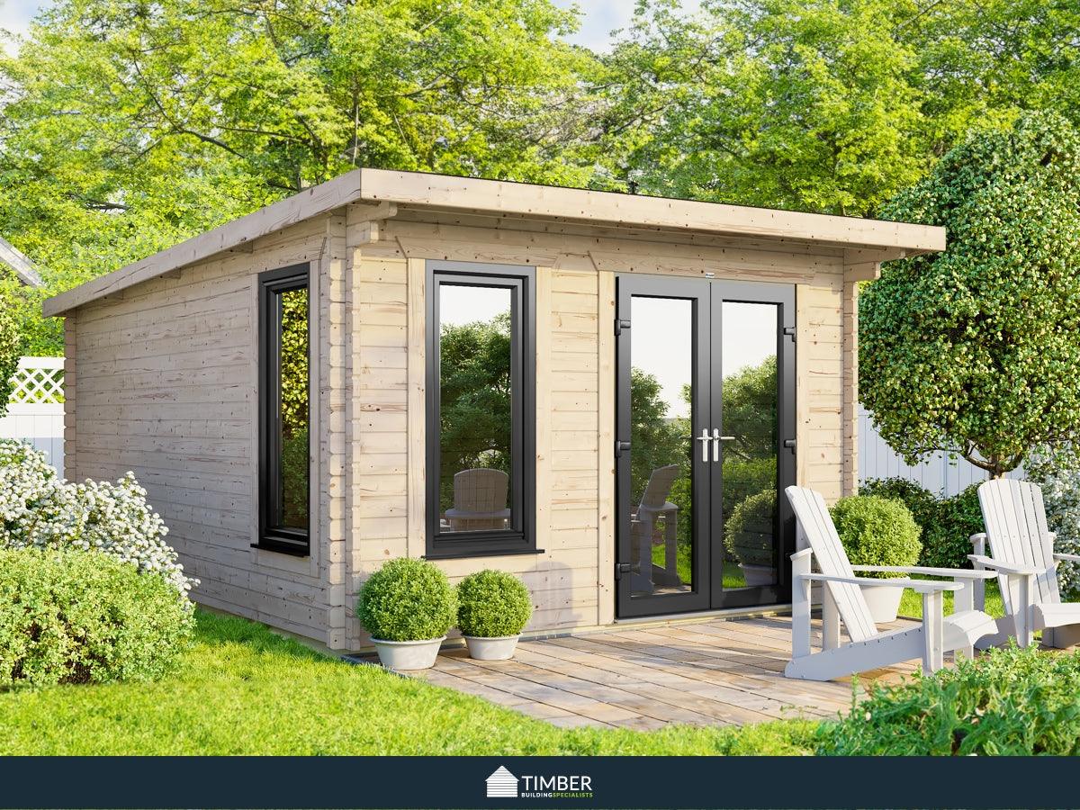 TBS UK Log Cabin | 3.6 x 4.2m - Timber Building Specialists