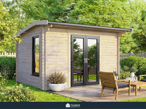 TBS UK Log Cabin | 4.2 x 3.6m - Log Cabin - Timber Building Specialists