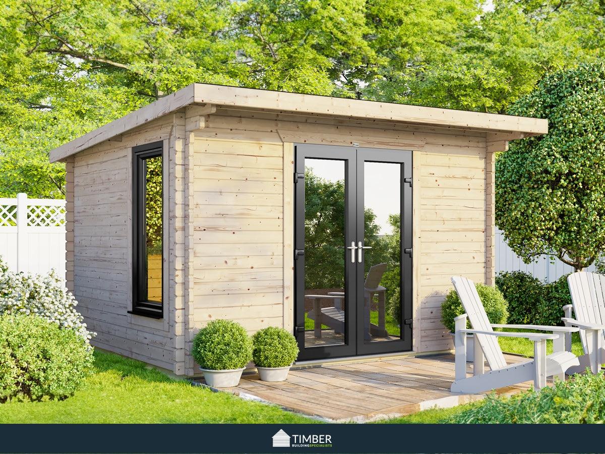 TBS UK Log Cabin | 3.6 x 2.4m - Timber Building Specialists