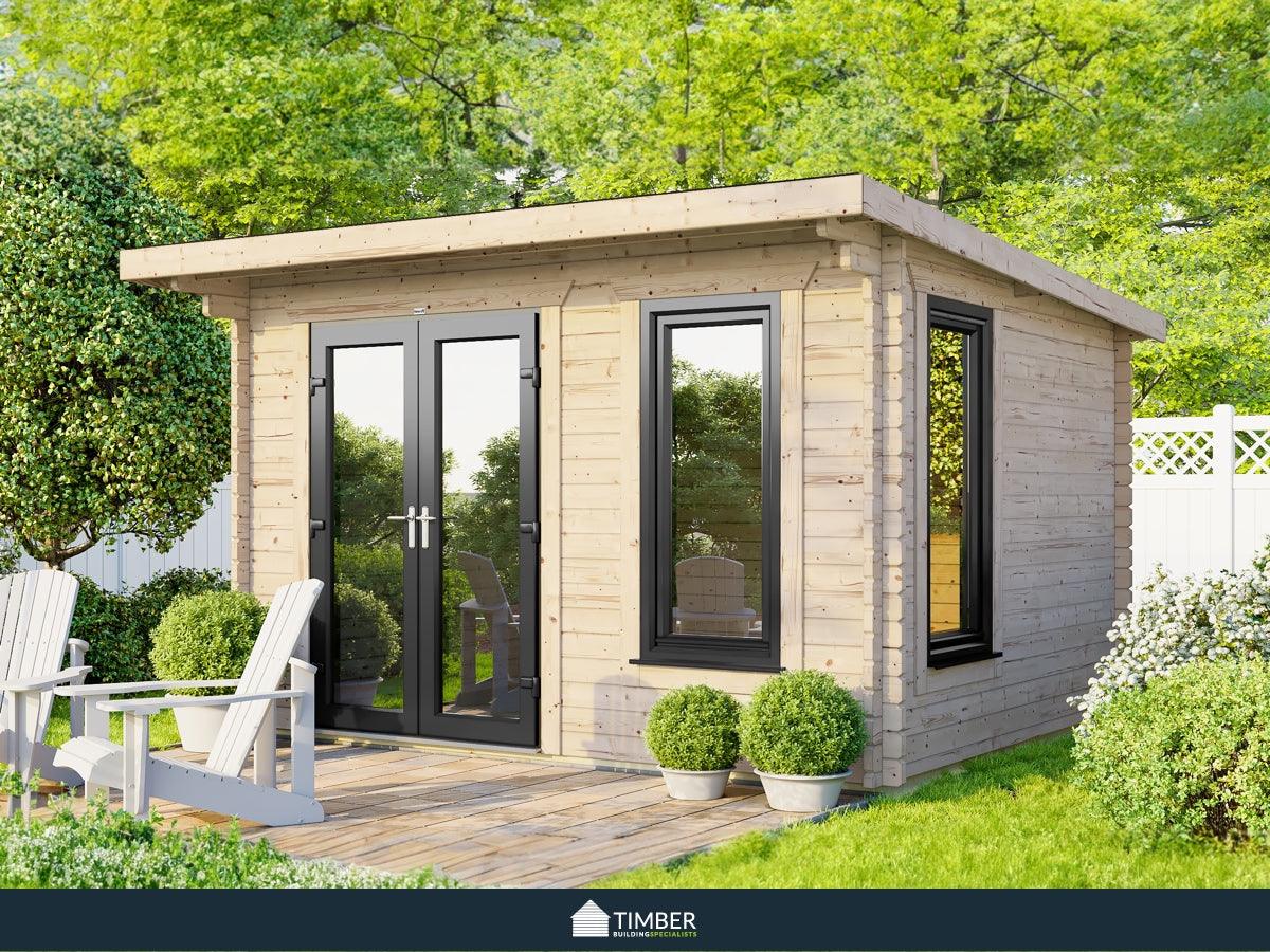TBS UK Log Cabin | 3.6 x 2.4m - Timber Building Specialists