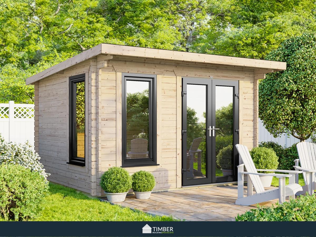TBS UK Log Cabin | 3.6 x 2.4m - Timber Building Specialists
