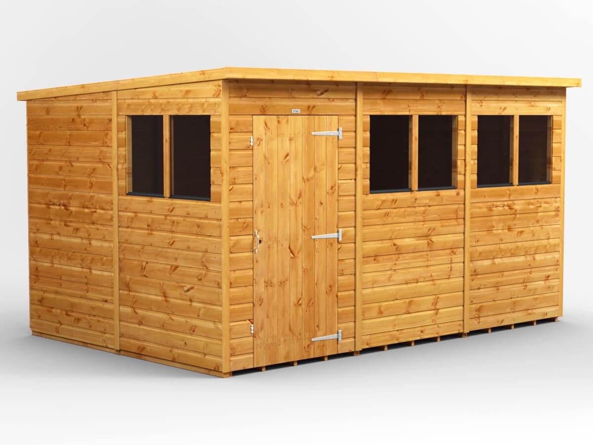 UK Shed - Pent - Timber Building Specialists