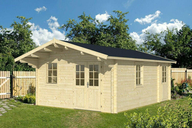 GOTLAND B Log Cabin | 4.4x6.0m - Timber Building Specialists