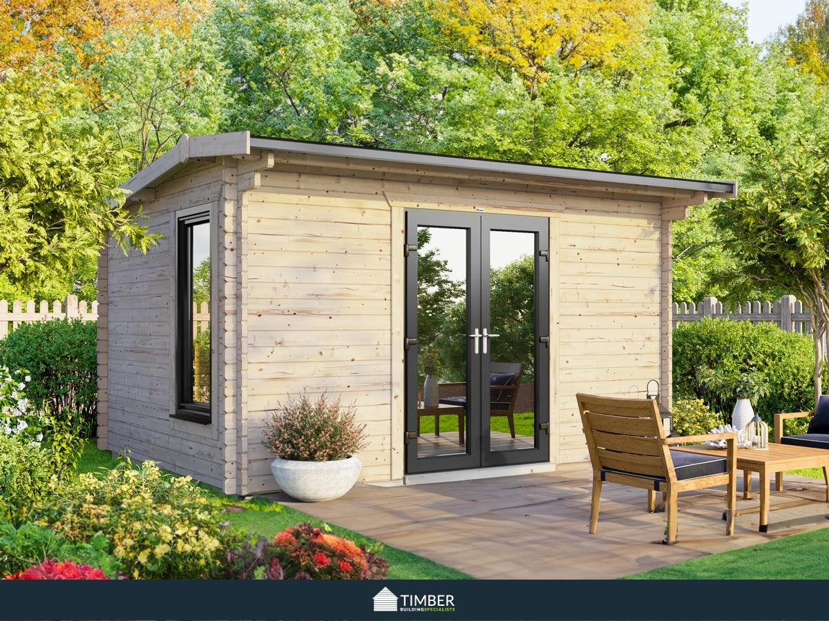 TBS UK Log Cabin | 4.2 x 2.4m - Timber Building Specialists