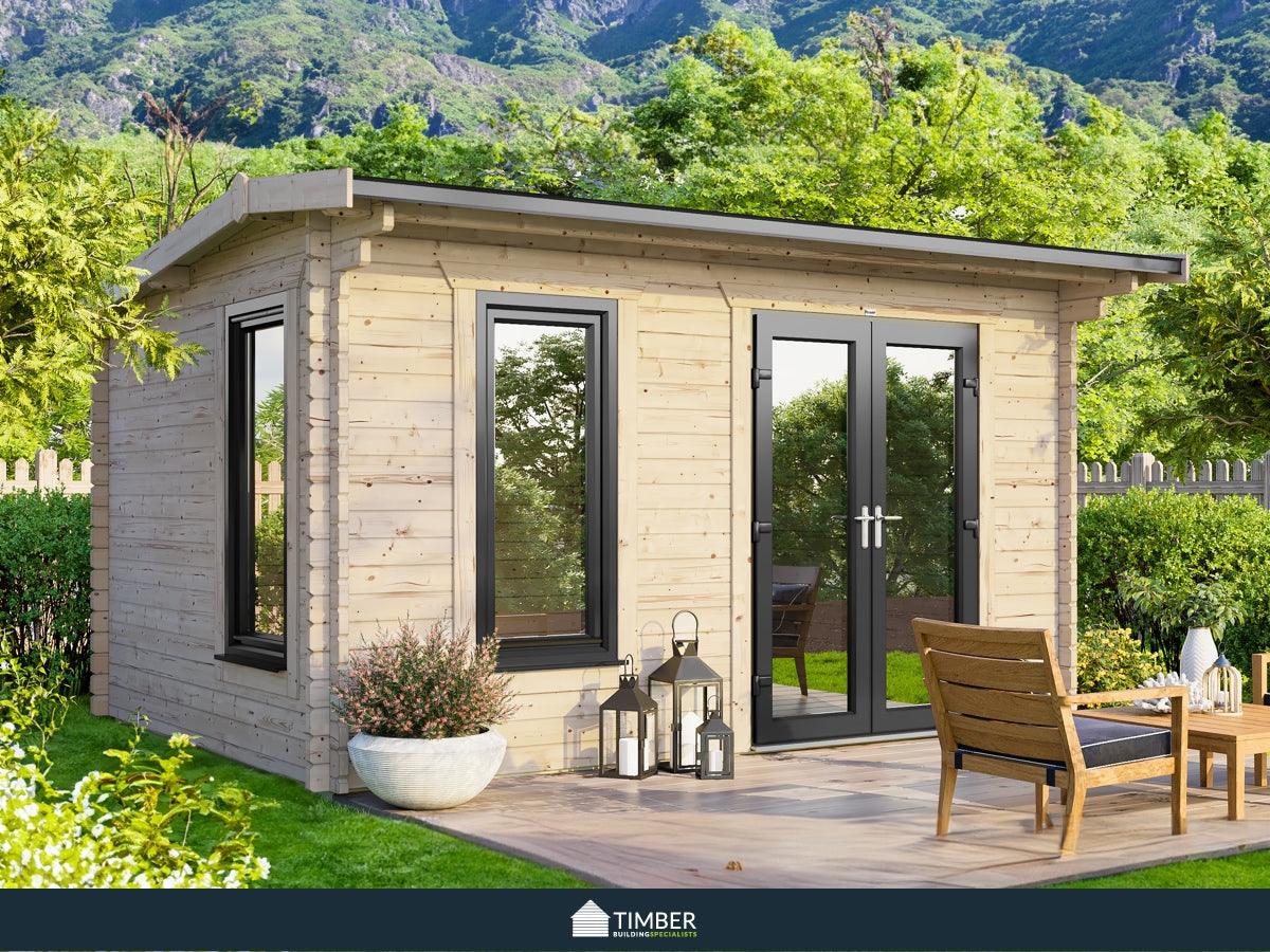 TBS UK Log Cabin | 4.2 x 2.4m - Timber Building Specialists