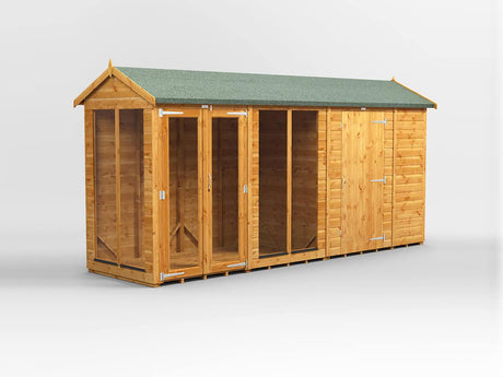 UK Summerhouse w/ Side Storage - Apex - Timber Building Specialists