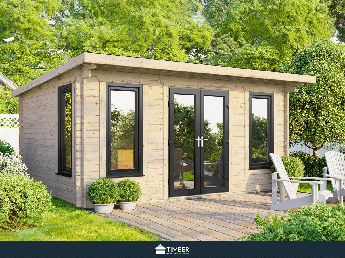 TBS UK Log Cabin | 4.8 x 3.0m - Timber Building Specialists