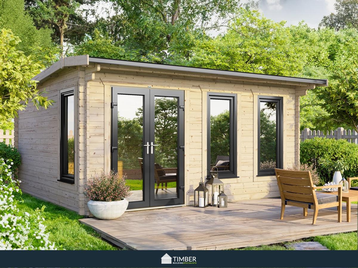 TBS UK Log Cabin | 4.8 x 3.6m - Timber Building Specialists