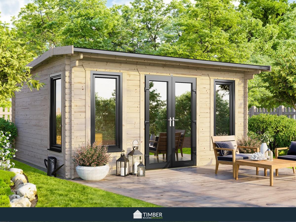 TBS UK Log Cabin | 4.8 x 3.6m - Timber Building Specialists