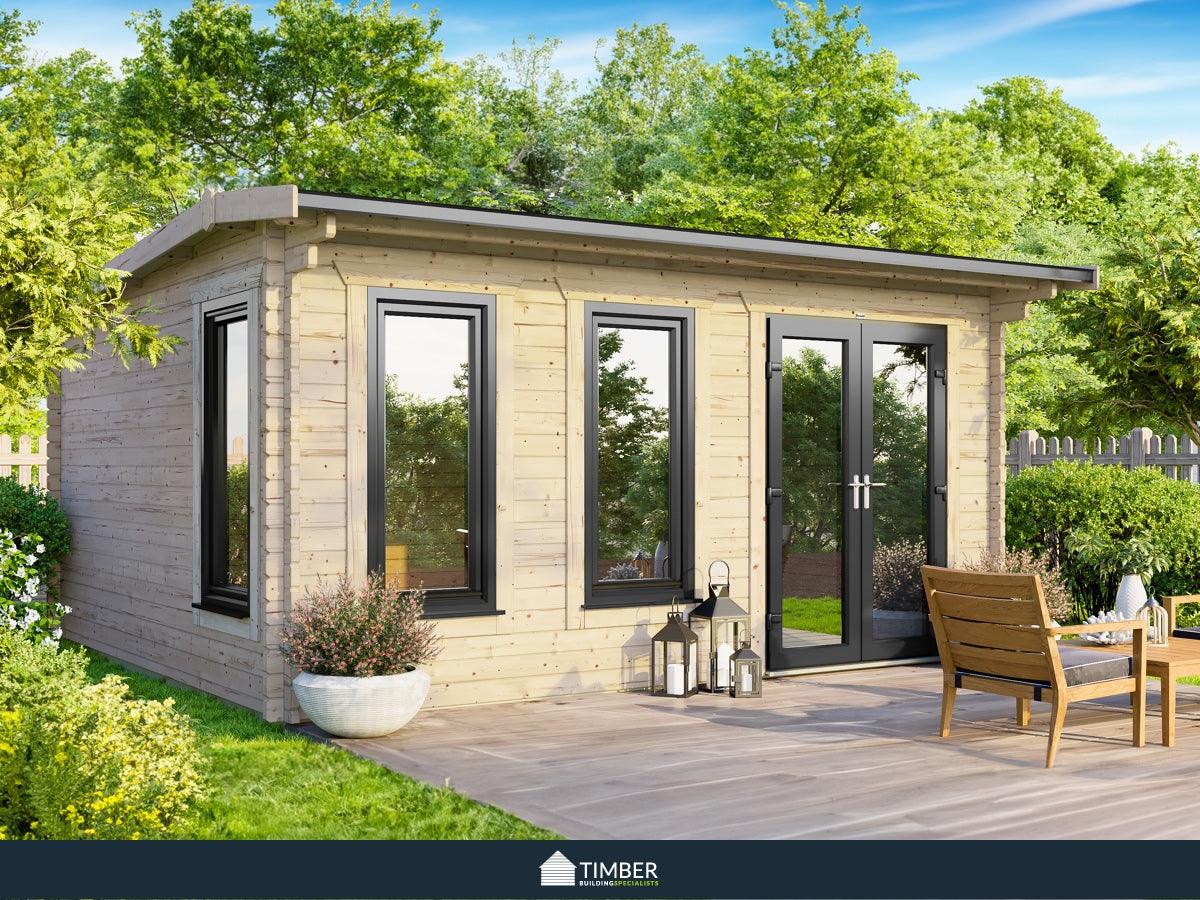 TBS UK Log Cabin | 4.8 x 3.6m - Timber Building Specialists