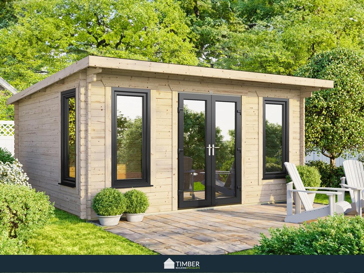 TBS UK Log Cabin | 4.8 x 3.6m - Timber Building Specialists