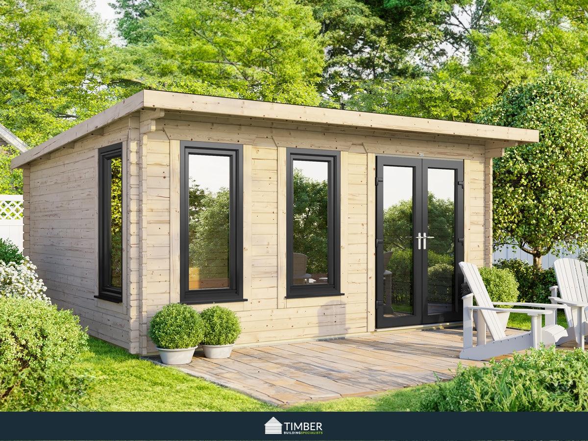 TBS UK Log Cabin | 4.8 x 3.6m - Timber Building Specialists