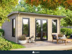 TBS UK Log Cabin | 4.8 x 4.2m - Log Cabin - Timber Building Specialists