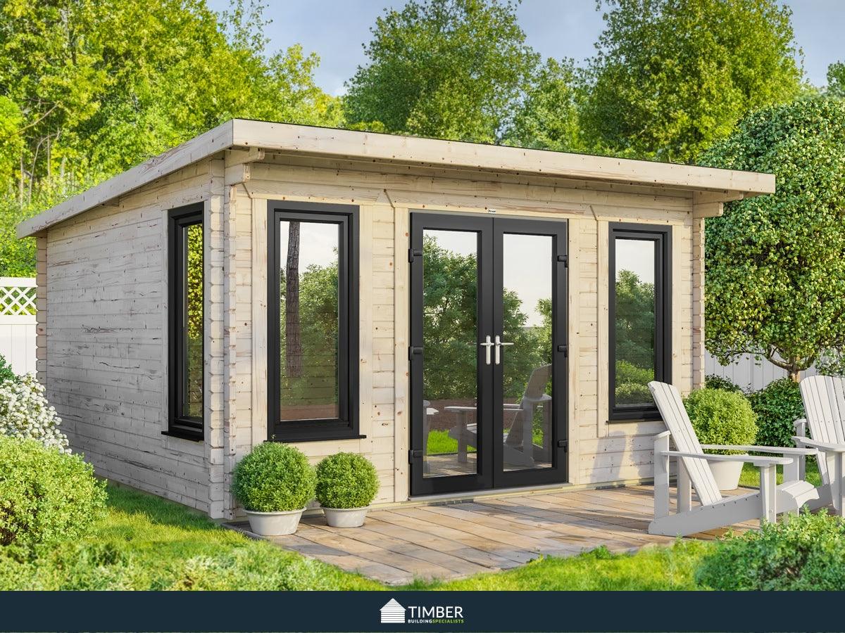 TBS UK Log Cabin | 4.8 x 4.8m - Timber Building Specialists