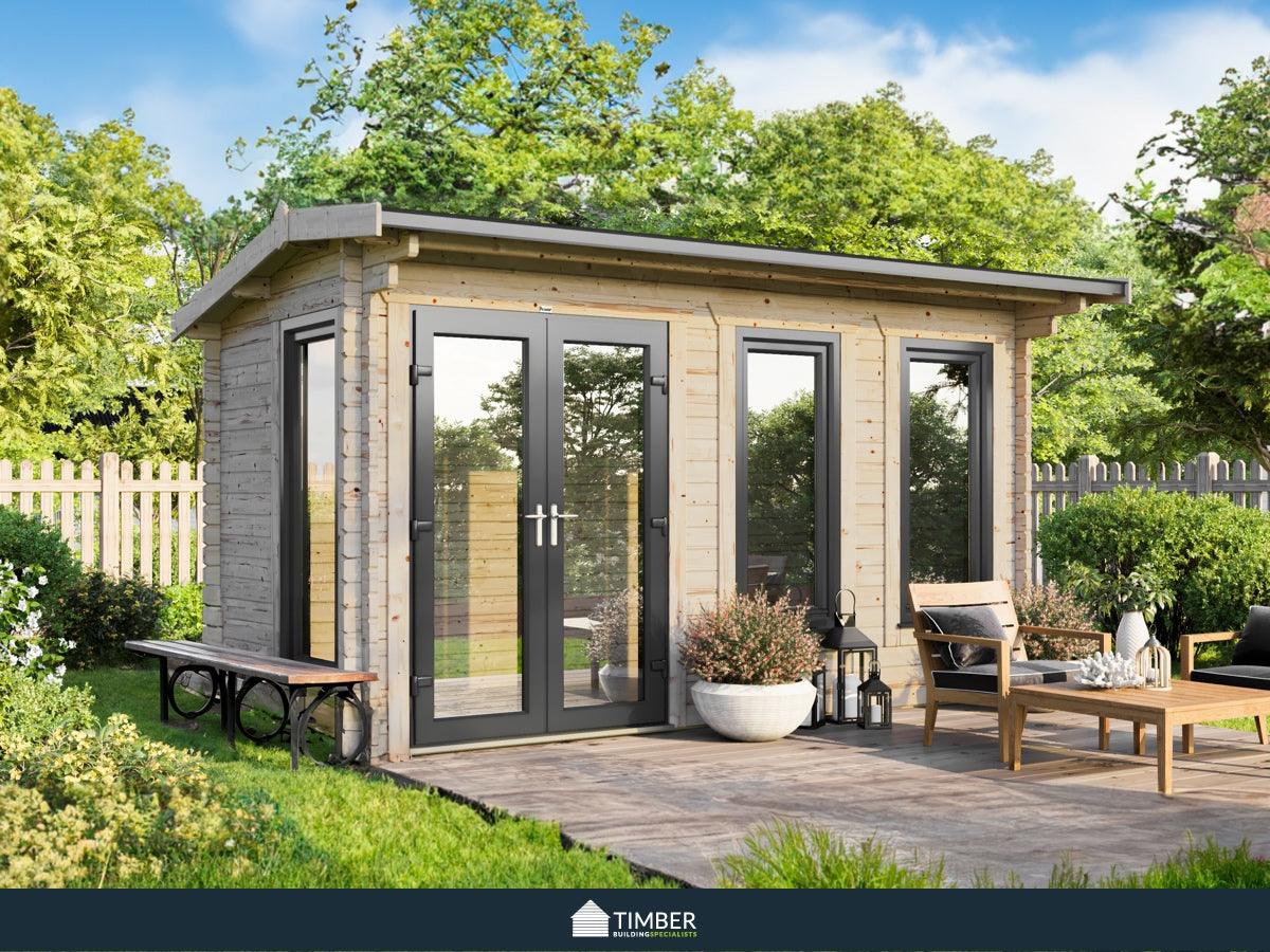 TBS UK Log Cabin | 4.8 x 2.4m - Timber Building Specialists