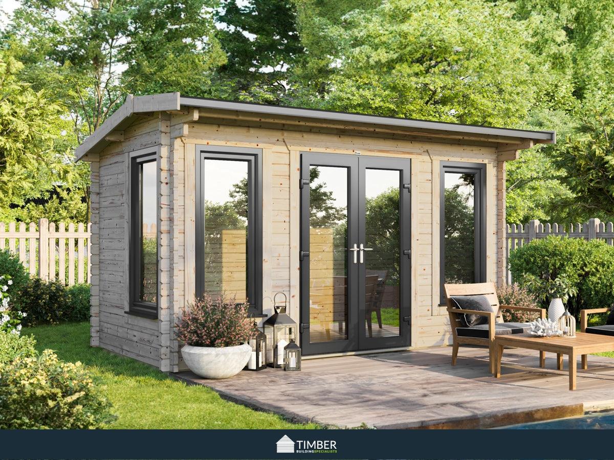 TBS UK Log Cabin | 4.8 x 2.4m - Timber Building Specialists