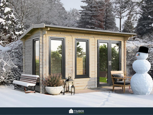 TBS UK Log Cabin | 4.8 x 2.4m - Timber Building Specialists
