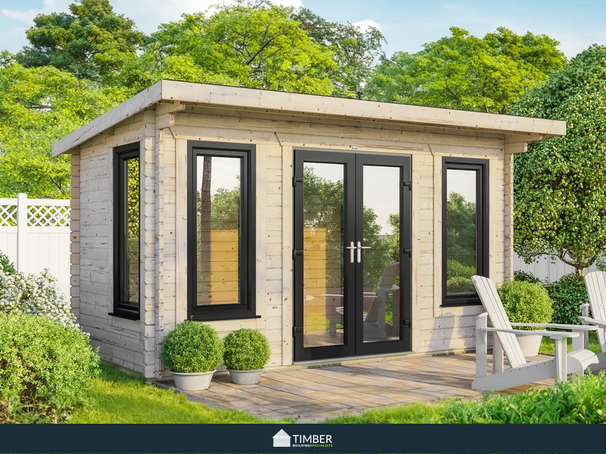 TBS UK Log Cabin | 4.8 x 2.4m - Timber Building Specialists