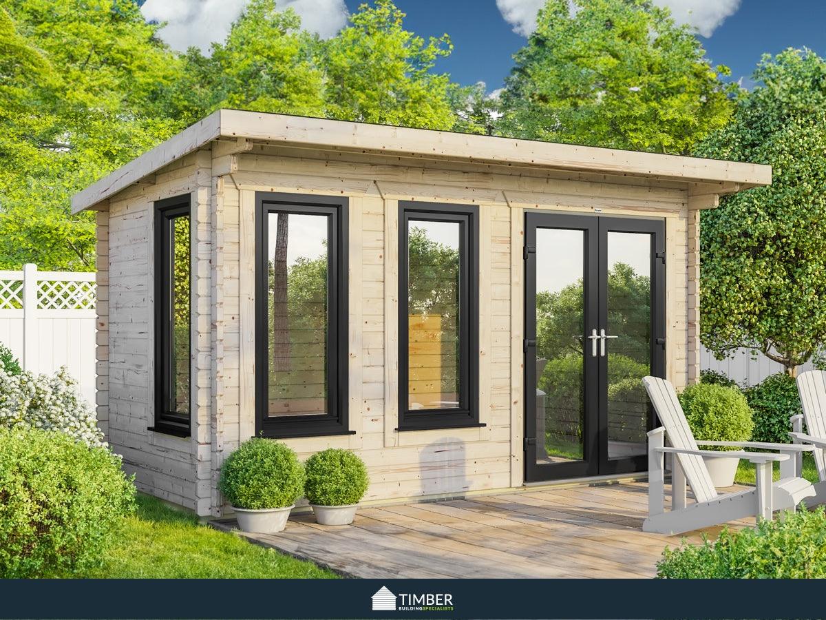 TBS UK Log Cabin | 4.8 x 2.4m - Timber Building Specialists