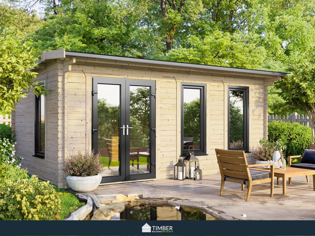 TBS UK Log Cabin | 5.5 x 3.0m - Timber Building Specialists
