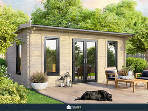 TBS UK Log Cabin | 5.5 x 3.0m - Log Cabin - Timber Building Specialists