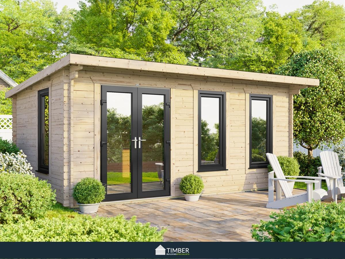 TBS UK Log Cabin | 5.5 x 3.0m - Timber Building Specialists