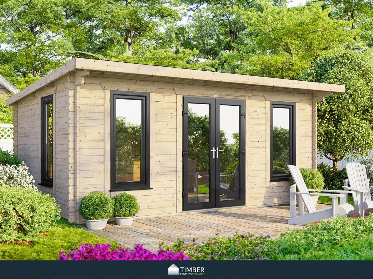 TBS UK Log Cabin | 5.5 x 3.0m - Timber Building Specialists