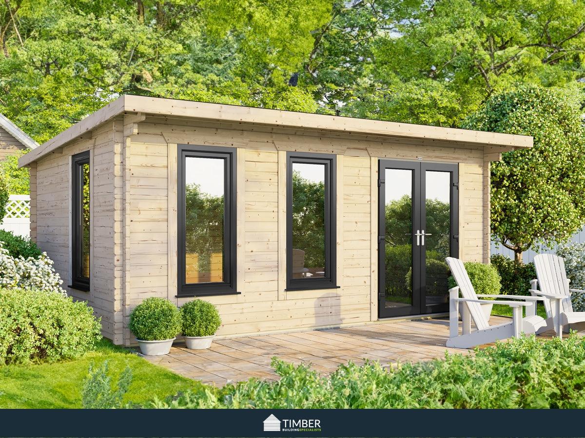 TBS UK Log Cabin | 5.5 x 3.0m - Timber Building Specialists