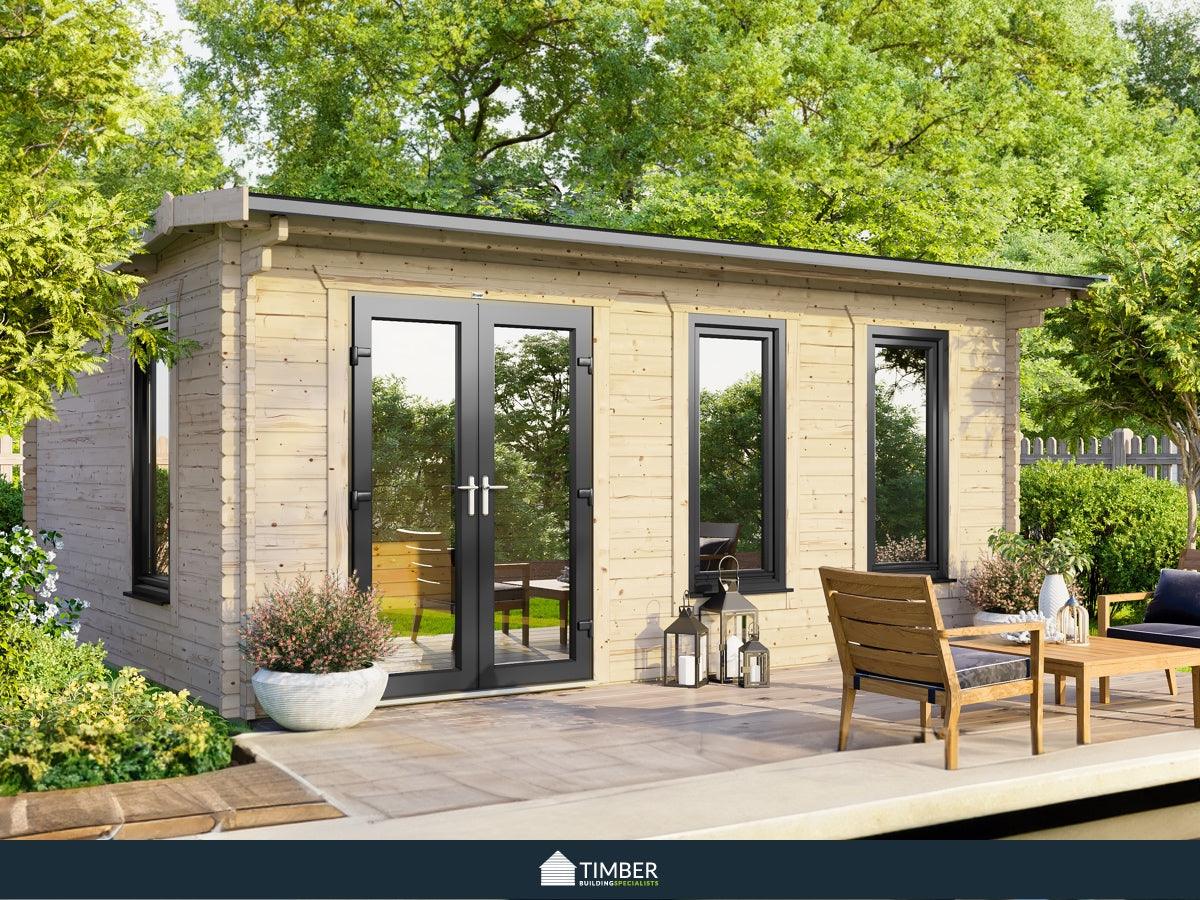 TBS UK Log Cabin | 5.5 x 3.6m - Timber Building Specialists