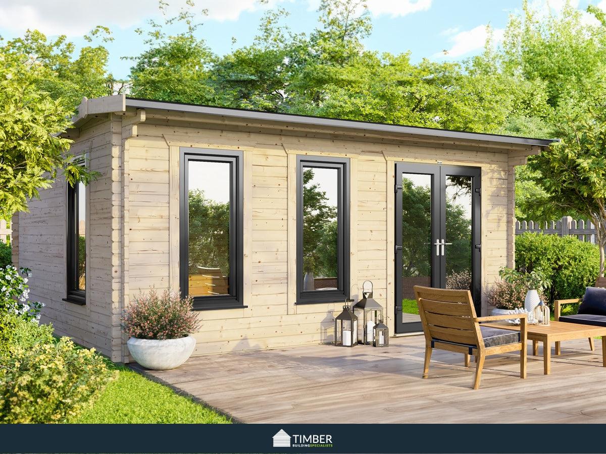 TBS UK Log Cabin | 5.5 x 3.6m - Timber Building Specialists