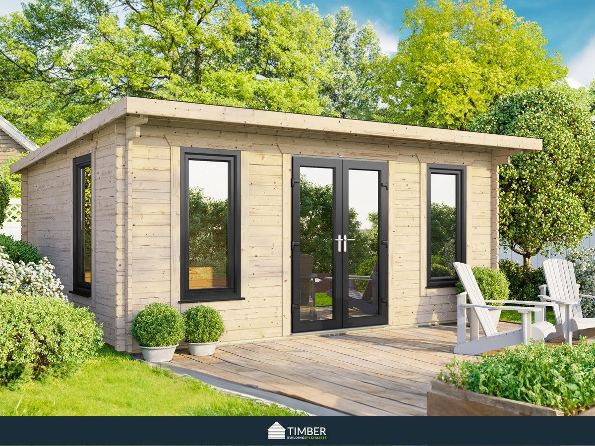 TBS UK Log Cabin | 5.5 x 3.6m - Timber Building Specialists