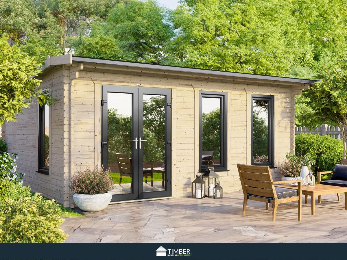 TBS UK Log Cabin | 5.5 x 4.2m - Timber Building Specialists