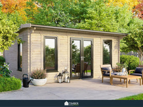 TBS UK Log Cabin | 5.5 x 4.2m - Log Cabin - Timber Building Specialists