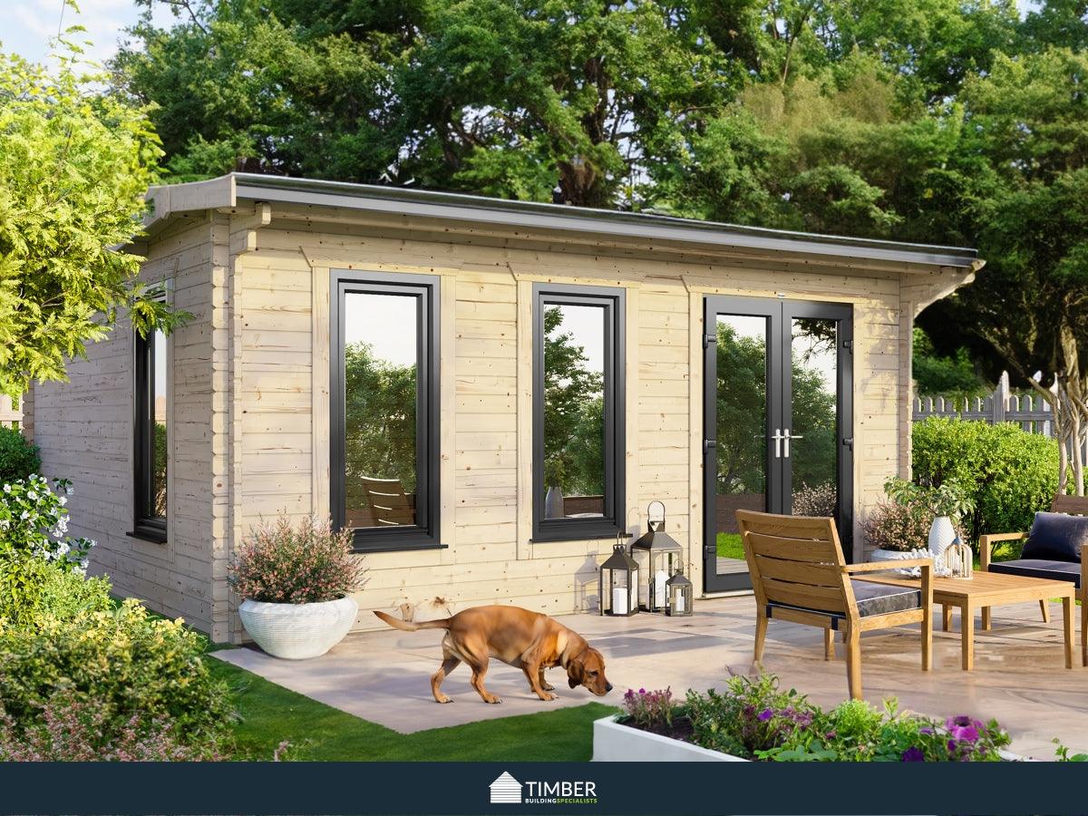 TBS UK Log Cabin | 5.5 x 4.2m - Timber Building Specialists