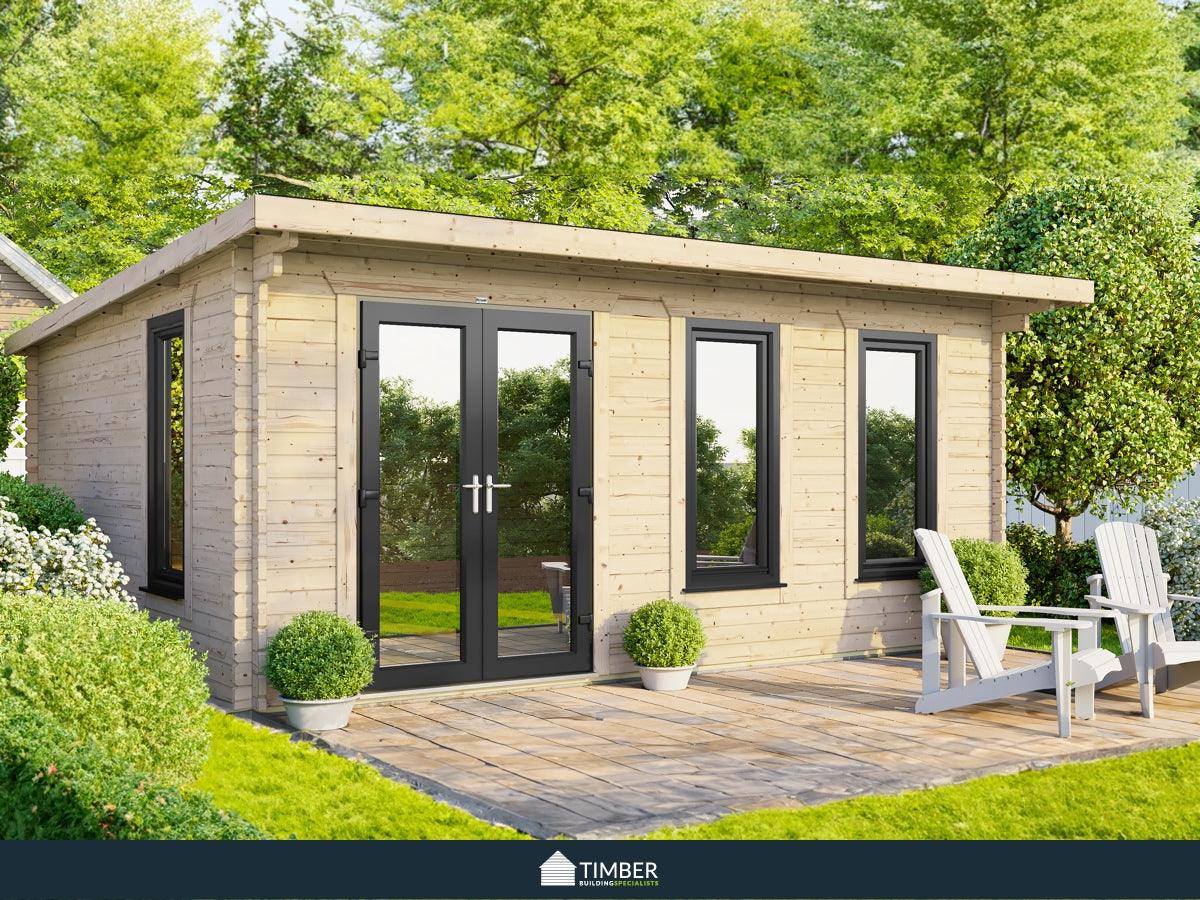 TBS UK Log Cabin | 5.5 x 4.2m - Timber Building Specialists