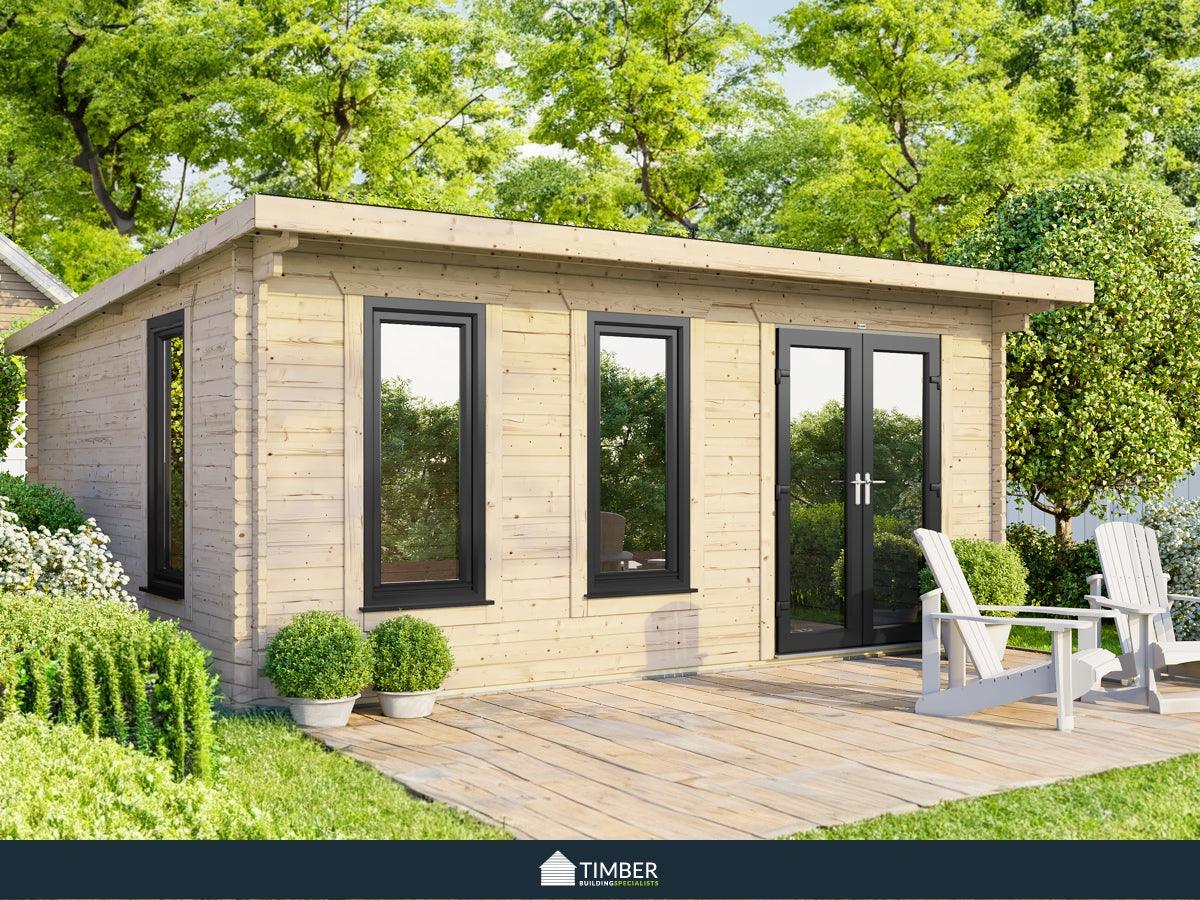TBS UK Log Cabin | 5.5 x 4.2m - Timber Building Specialists