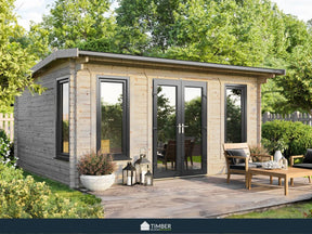 TBS UK Log Cabin | 5.5 x 4.8m - Log Cabin - Timber Building Specialists