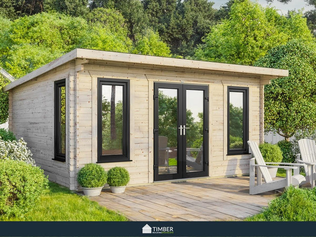TBS UK Log Cabin | 5.5 x 5.5m - Timber Building Specialists