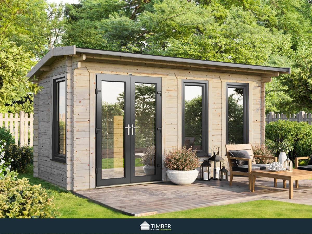 TBS UK Log Cabin | 5.5 x 2.4m - Timber Building Specialists