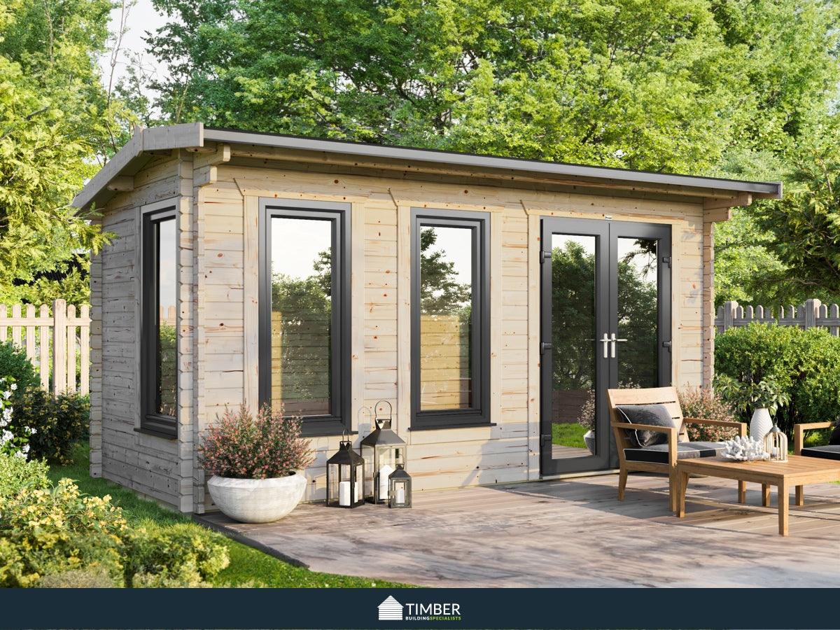 TBS UK Log Cabin | 5.5 x 2.4m - Timber Building Specialists