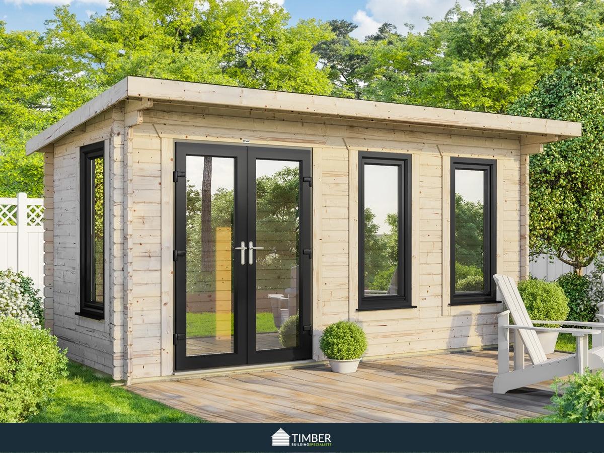 TBS UK Log Cabin | 5.5 x 2.4m - Timber Building Specialists