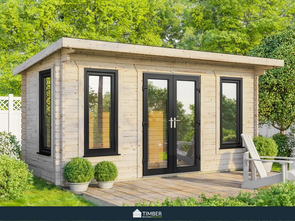 TBS UK Log Cabin | 5.5 x 2.4m - Timber Building Specialists